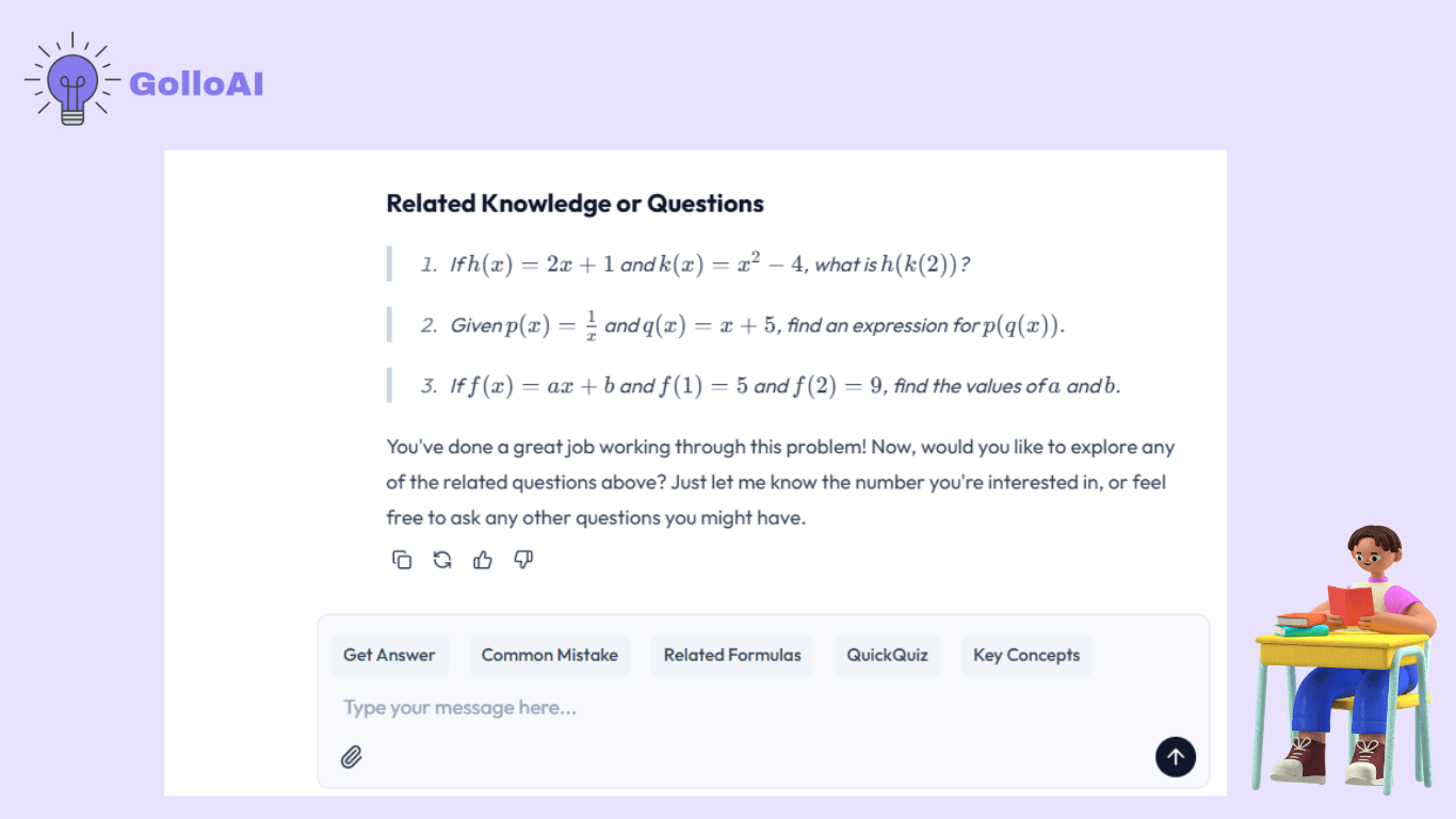 AI solve the math problem with practice